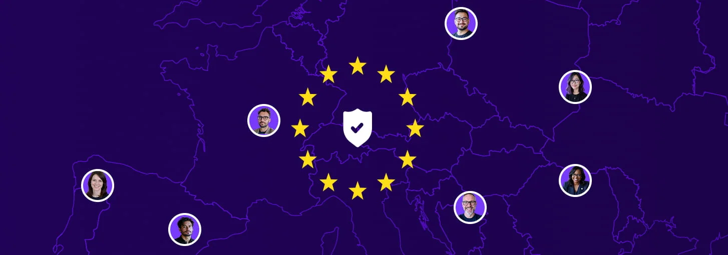 Positive european sovereignty displayed through an european map